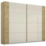 M&ouml;belix Schwebet&uuml;renschrank Artemis B: 225 cm Champagner/Eiche