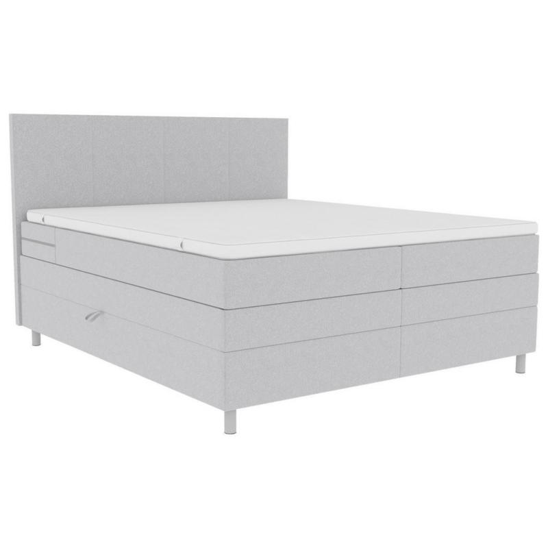 Boxspringbett Mit Topper Und Bettkasten 180x200 Cm Messina