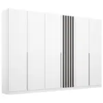 Möbelix Drehtürenschrank 271 Cm Lamella Weiß
