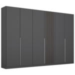 Möbelix Drehtürenschrank 271 Cm Lamella Grau