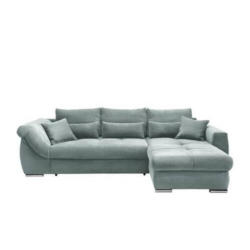 Ecksofa Federico Hellblau S: 302/188 cm