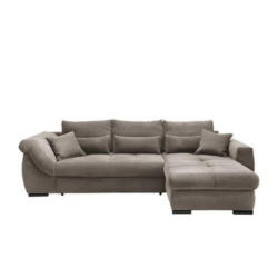 Ecksofa Federico Graubraun S: 302/188 cm