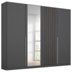 Möbelix Drehtürenschrank 226 Cm Lamella Grau