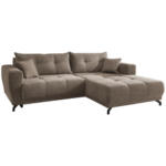 Möbelix Ecksofa Restato Graubraun S: 246/177 Cm