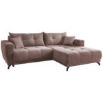 Möbelix Ecksofa Restato Rosa S: 246/177 cm