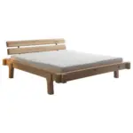 M&ouml;belix Bett Inger 180x200 Cm Eiche Echtholz Ohne Metall