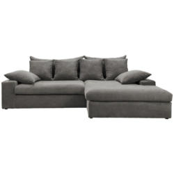 Ecksofa Avellino Grau S: 278/200 cm