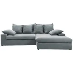 Ecksofa Avellino Hellblau S: 278/200 cm