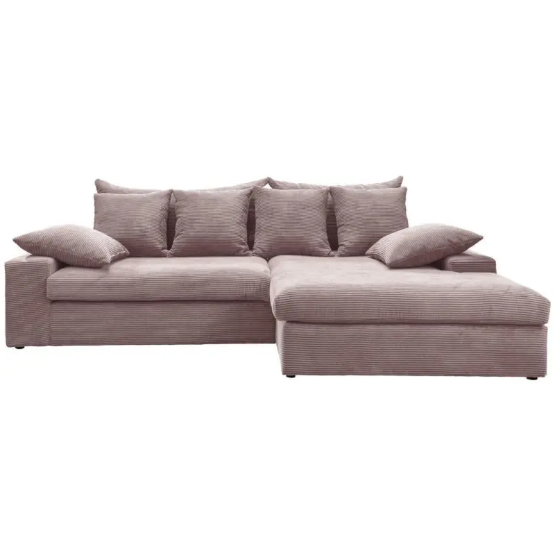 Ecksofa Avellino Rosa S: 278/200 cm