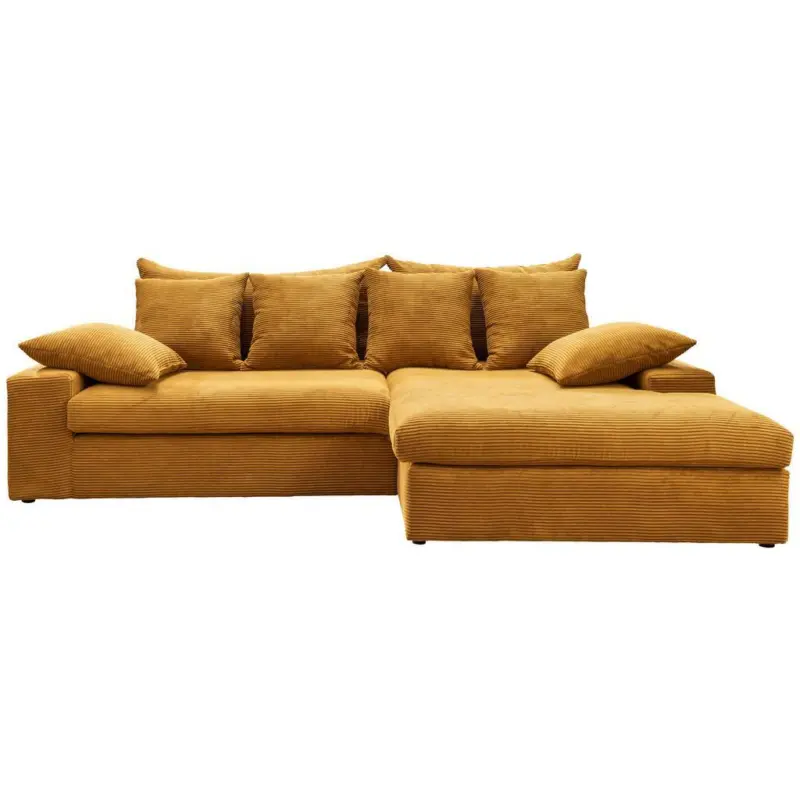 Ecksofa Avellino Goldfarben S: 278/200 cm