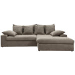 Möbelix Ecksofa Avellino Graubraun S: 278/200 Cm