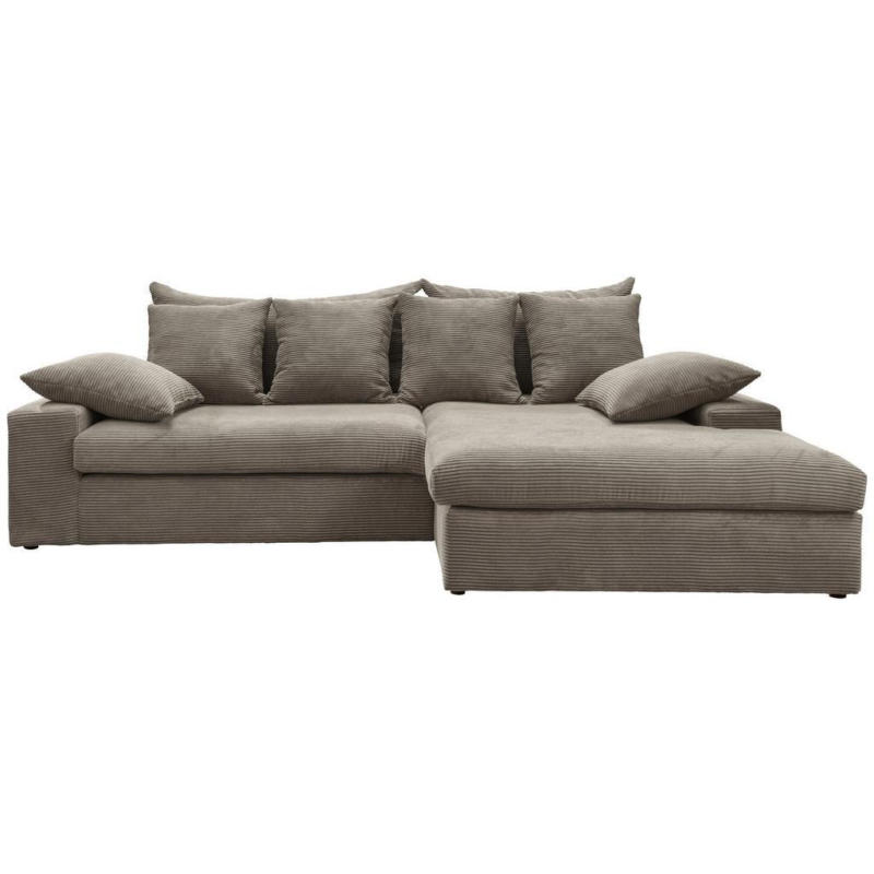 Ecksofa Avellino Graubraun S: 278/200 cm