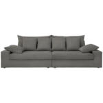 Möbelix Viersitzer-Sofa Avellino Grau B: 308 cm