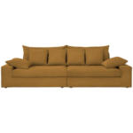 Möbelix 4-Sitzer-Sofa Avellino Goldfarben