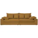 Möbelix 4-Sitzer-Sofa Avellino Goldfarben