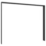 Möbelix Passepartout-Rahmen Coburg Graphitfarben für B: 180 cm
