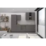 Möbelix Küchenzeile Win Ohne Geräte B: 280 Cm Anthrazit