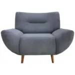 M&ouml;belix Sessel Drago Hellblau B/H/T: 111/81/90 cm