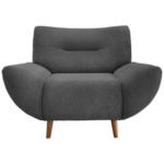 Möbelix Sessel Drago Anthrazit B/H/T: 111/81/90 cm