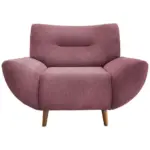 M&ouml;belix Sessel Drago Brombeere B/H/T: 111/81/90 cm