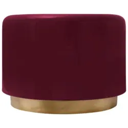 Beistelltisch Art Deco 275 Goldfarben/Beere B: 51,5 cm