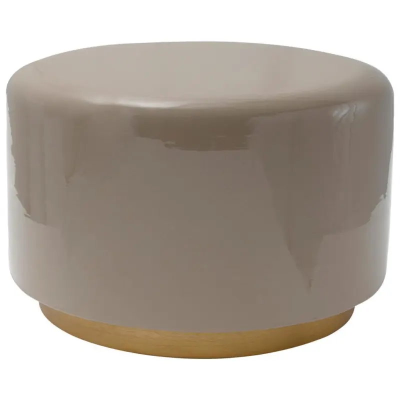 Beistelltisch Art Deco 275 Goldfarben/Grau B: 43 cm