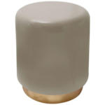 Möbelix Beistelltisch Art Deco 375 Goldfarben/Taupe B: 35 cm