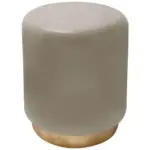 Möbelix Beistelltisch Art Deco 375 Goldfarben/Taupe B: 35 cm