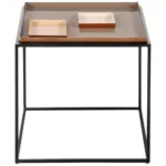 M&ouml;belix Beistelltisch Famosa 560 Beige/creme/mokka B: 40 Cm