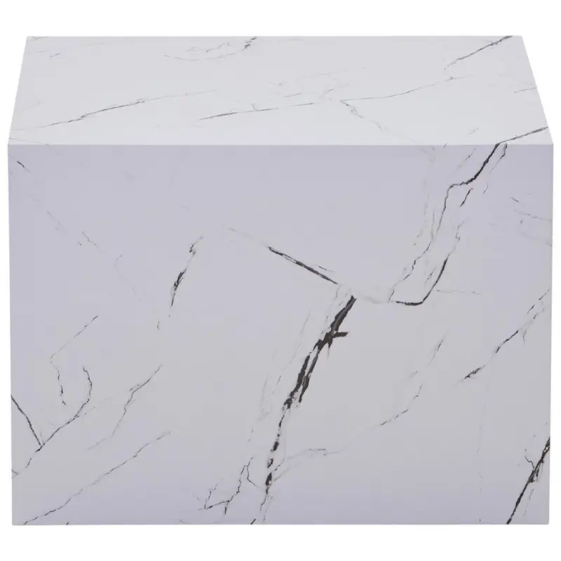 Beistelltisch Cuboid 125 Weiß B: 55 cm