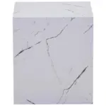 Möbelix Beistelltisch Cuboid 225 Weiß B: 40 cm