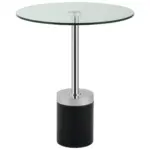 Möbelix Beistelltisch Lana 125 Schwarz/Silberfarben B: 53 cm