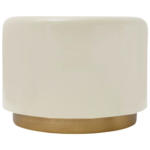 Möbelix Hocker Artisse 250 Beige/goldfarben D: 51,5 Cm