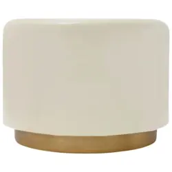 Hocker Artisse 250 Beige/Goldfarben D: 51,5 cm