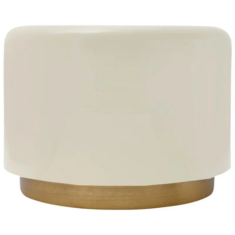 Hocker Artisse 250 Beige/Goldfarben D: 51,5 cm