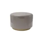 Möbelix Hocker Artisse 250 Grau/Goldfarben D: 51,5 cm