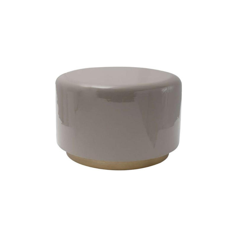 Hocker Artisse 250 Grau/Goldfarben D: 51,5 cm