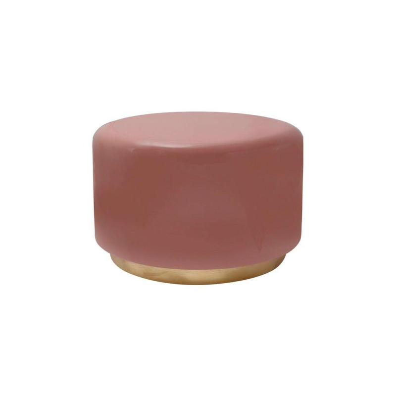 Hocker Artisse 250 Rosa/Goldfarben D: 51,5 cm