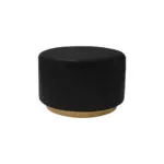Möbelix Hocker Artisse 250 Schwarz/Goldfarben D: 51,5 cm