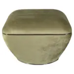 Möbelix Hocker Contessa 125 Graphitfarben/Grün D: 60 cm