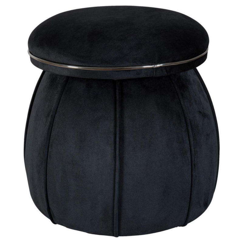 Hocker Corin 125 Schwarz/Graphit D: 51,5 cm