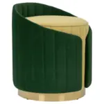 Möbelix Hocker Corvin 125 Currygelb/grün D: 40 Cm