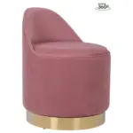 Möbelix Drehhocker Viktor 125 Altrosa D: 52 cm