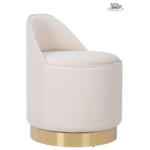 Möbelix Drehhocker Vilktor 125 Beige D: 52 cm