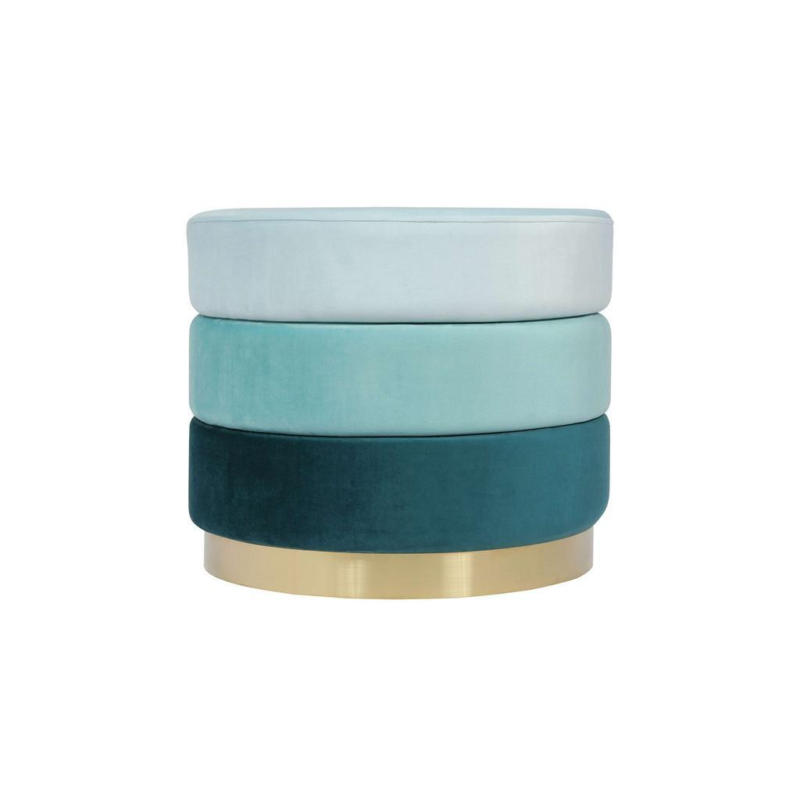 Hocker Elyse 100 Blau D: 50 cm