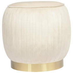 Hocker Lilje 100 Creme D: 43 cm