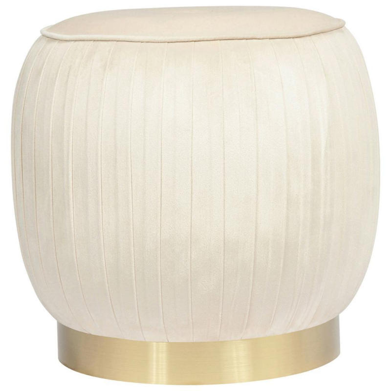 Hocker Lilje 100 Creme D: 43 cm