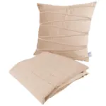 Möbelix Zierkissen Paulina 125 2er-Set Champagner B. 130 cm