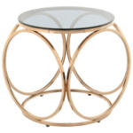 Möbelix Beistelltisch Whitney 225 Grau/Rosegold B: 50 cm