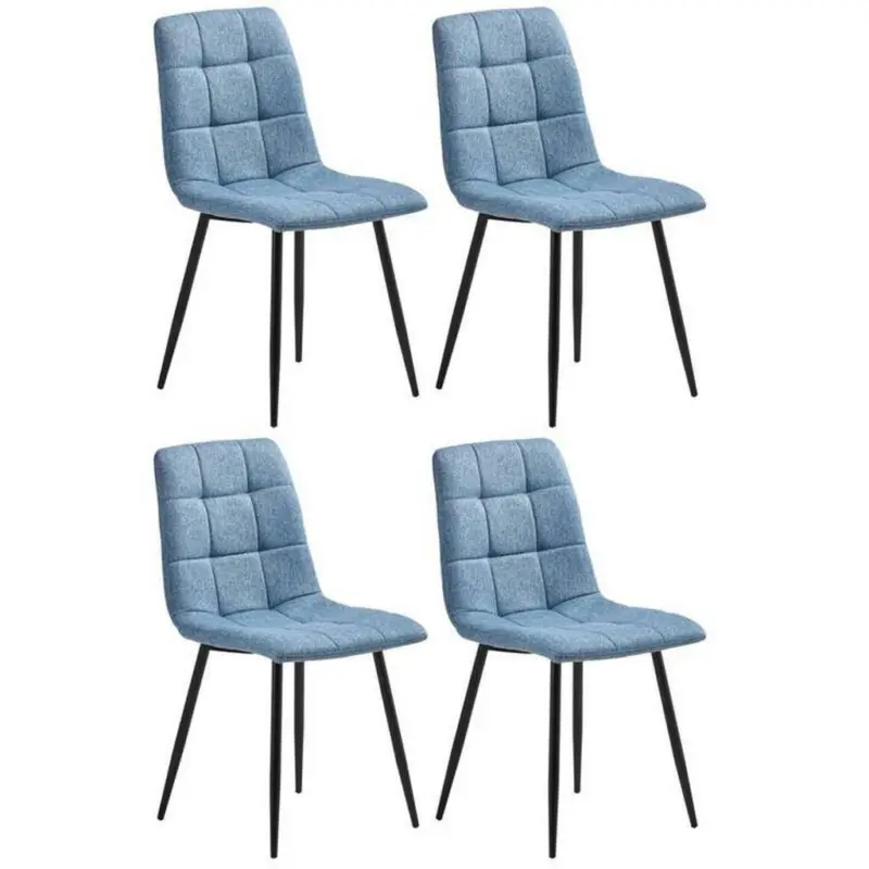 Stuhl-set 4er Empoli Blau